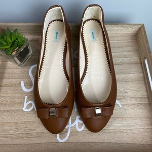 Kimchi Blue Brown Bow Flats